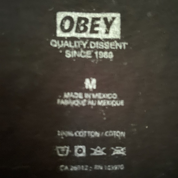 black obey shirt - Picture 3 of 3